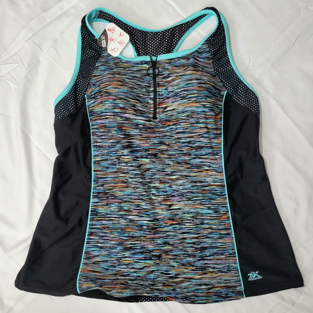 NEW! ZEROXPOSUR Scuba Sport Tankini Swim Top